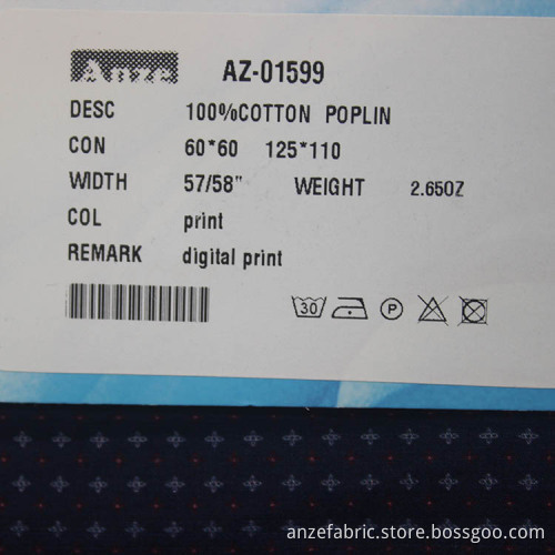 100% pima cotton interlock cotton poplin fabric